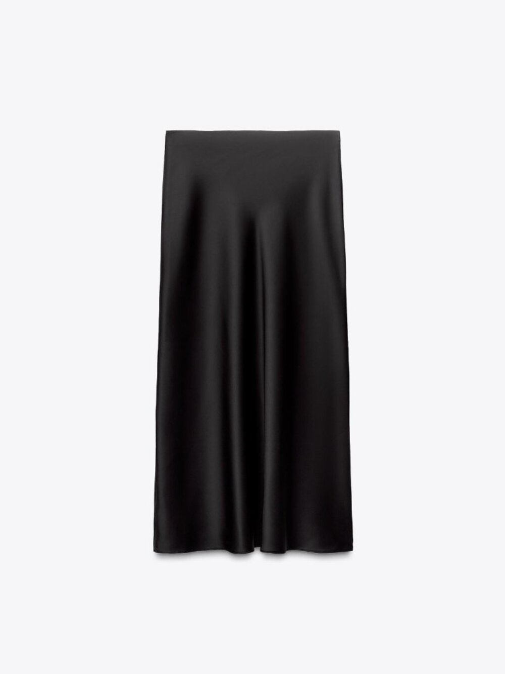 Zara, Satin Effect Midi Skirt | Size: S - Picture 2 of 11